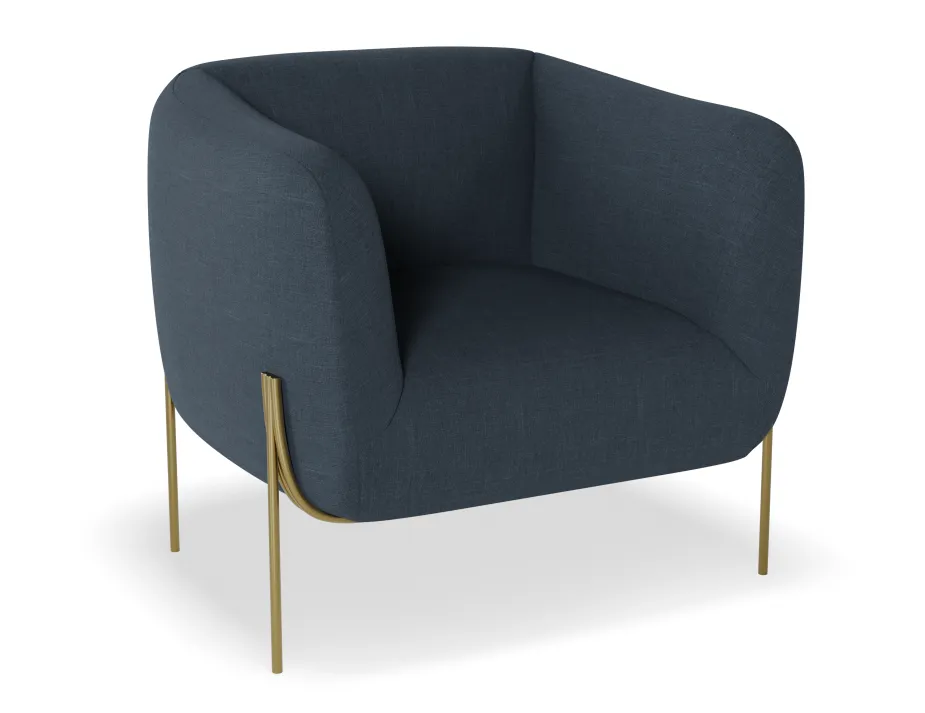 Belle Dark Blue Brass MAIN