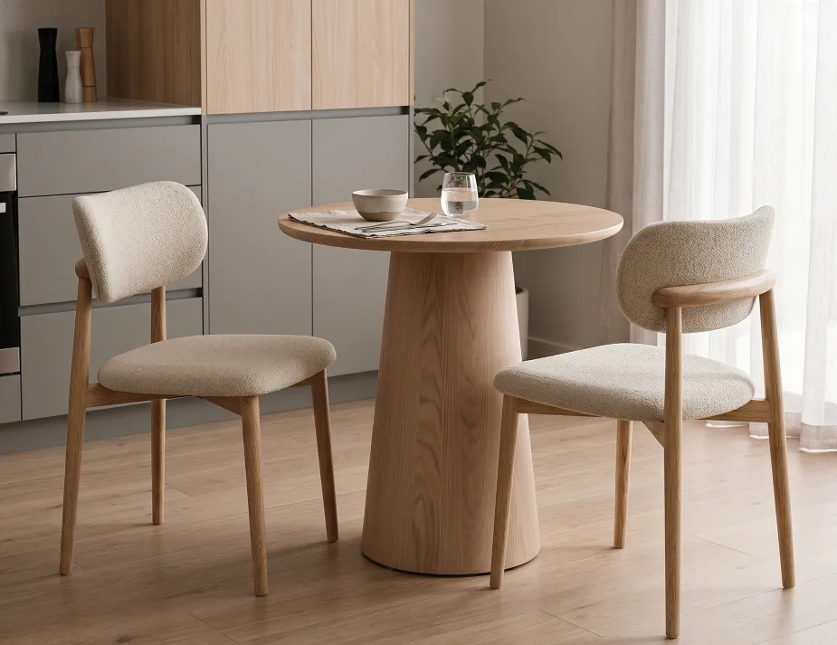 Small Table Oskar Chairs New