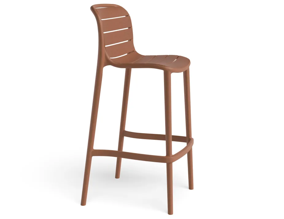 Element Barstool Orange Textured Product