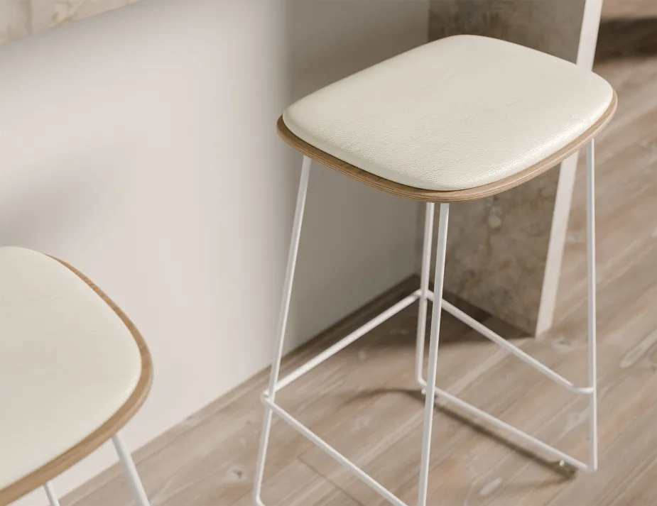 Elva Pad Ash White White