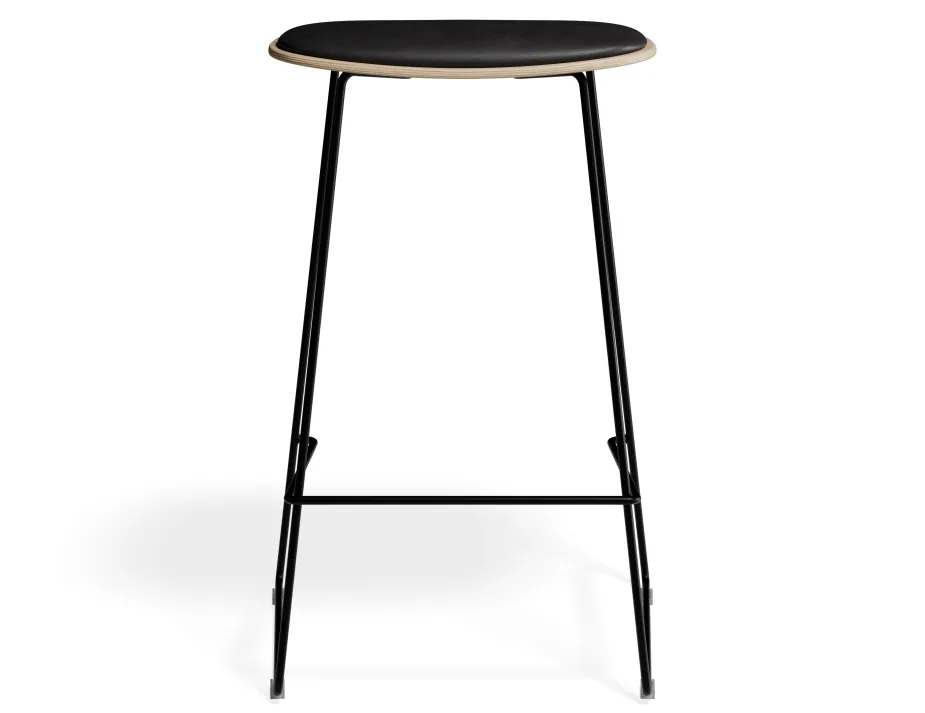 Elvav2 Kitchenstool Padded Ash Black Blackpu