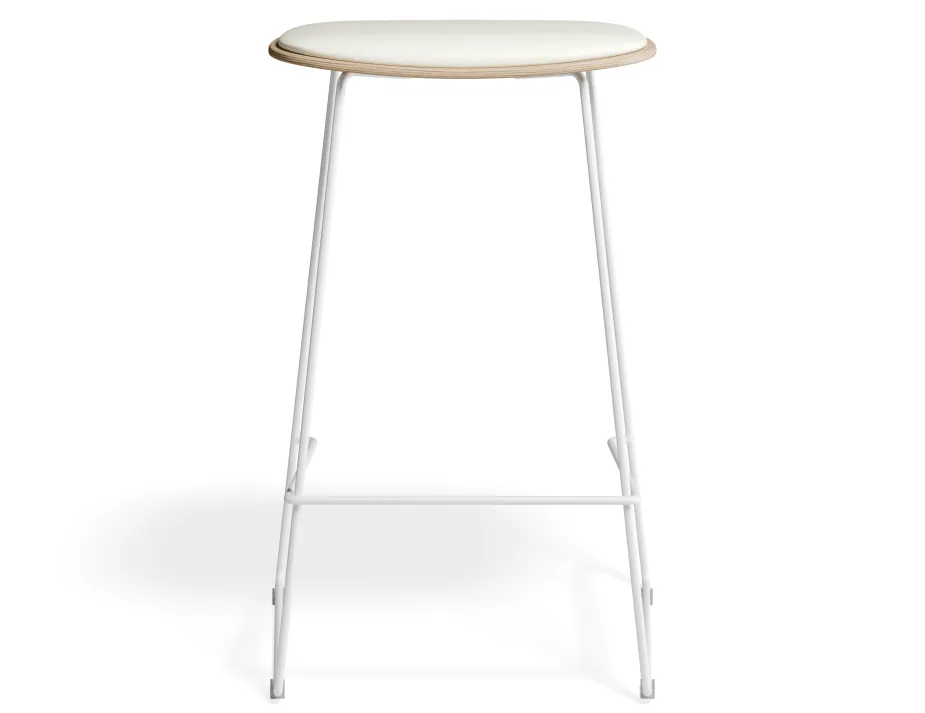 Elvav2 Kitchenstool Padded Ash White Whitepu