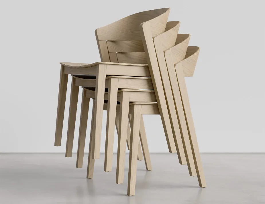 Grayson Chair Stack Natural Product