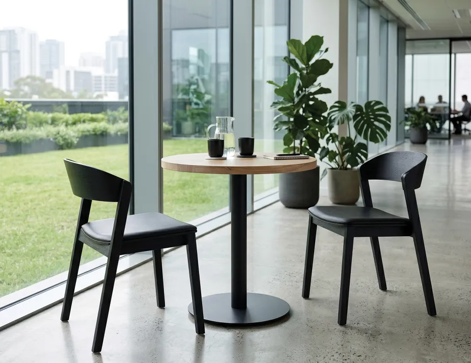Level Modern Black Chair Padded Office Workplace