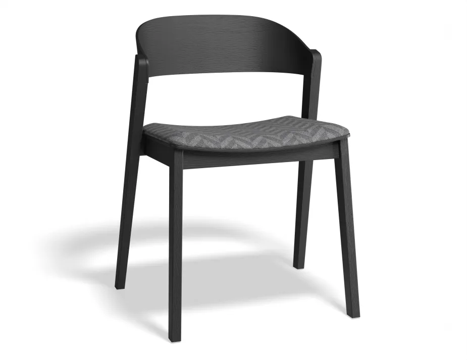 Grayson Chair Pad Black Lazaruslupine
