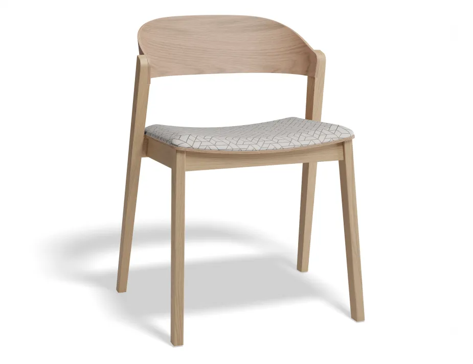 Grayson Chair Pad Natural Geometricpattern