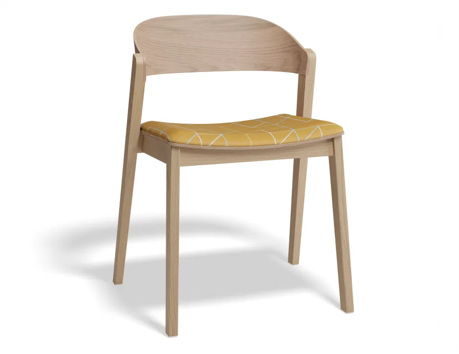 Grayson Chair Pad Natural Isometricorange
