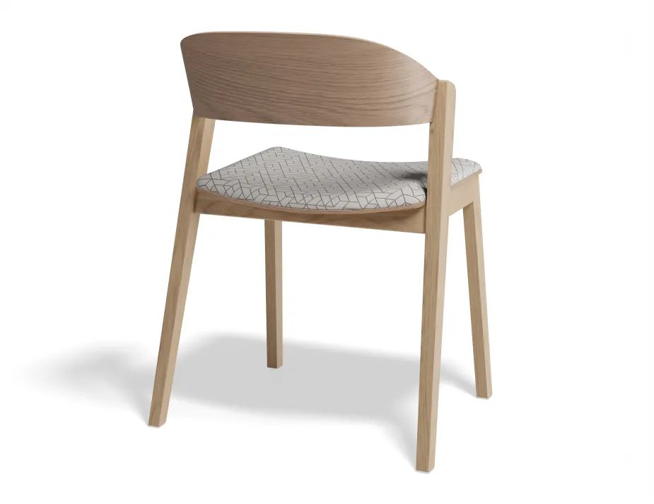 Grayson Chair Pad Natural Geometricpattern