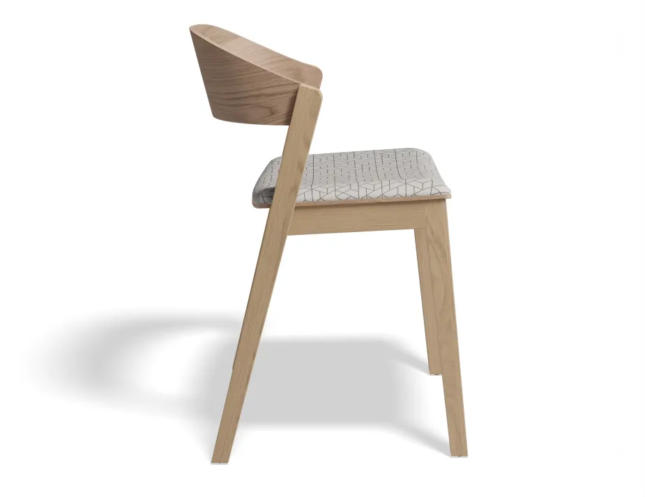 Grayson Chair Pad Natural Geometricpattern