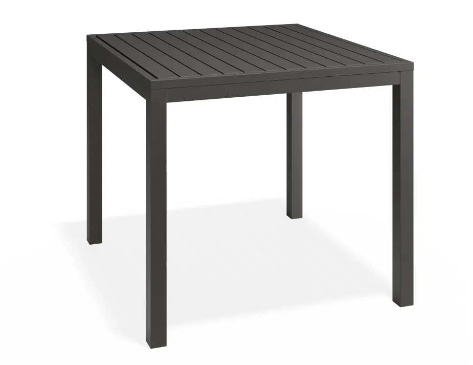 Halki Table 90x90 Charcoal