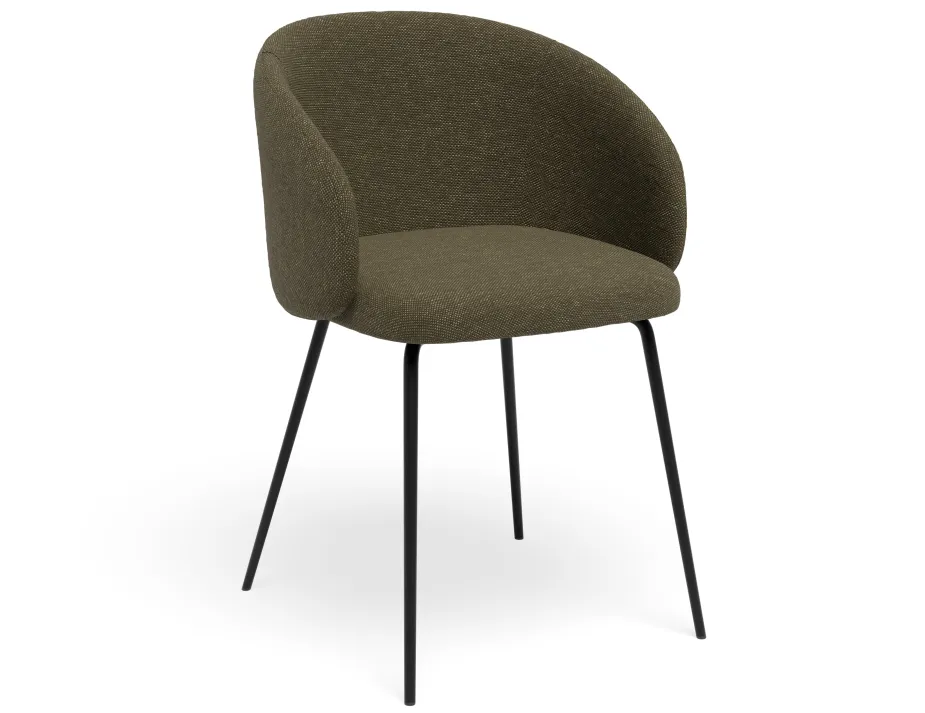 Henley Chair Metalleg Forestgreen Black