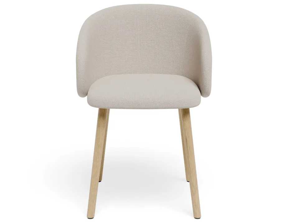 Henley Chair Oakleg Beigefawn
