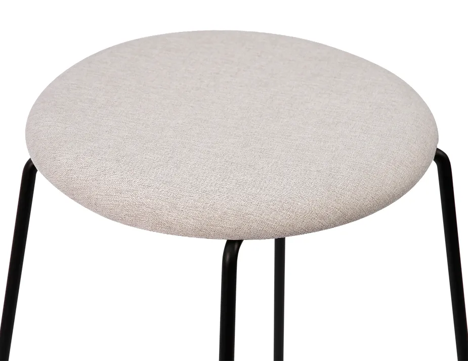 Hugo Low Stool Light Grey