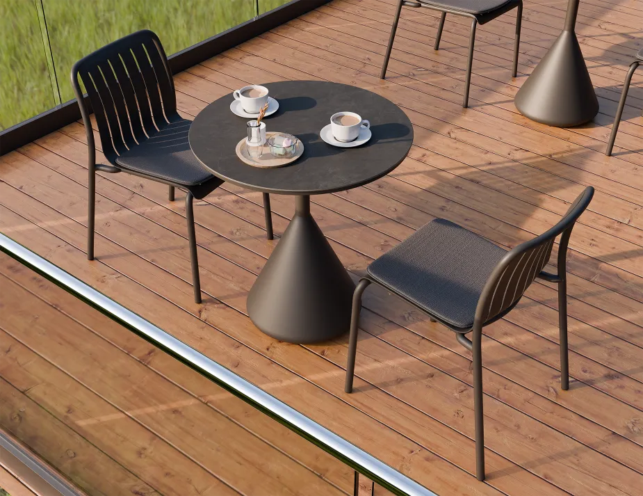 Kora Cafetable Charcoal Basalt
