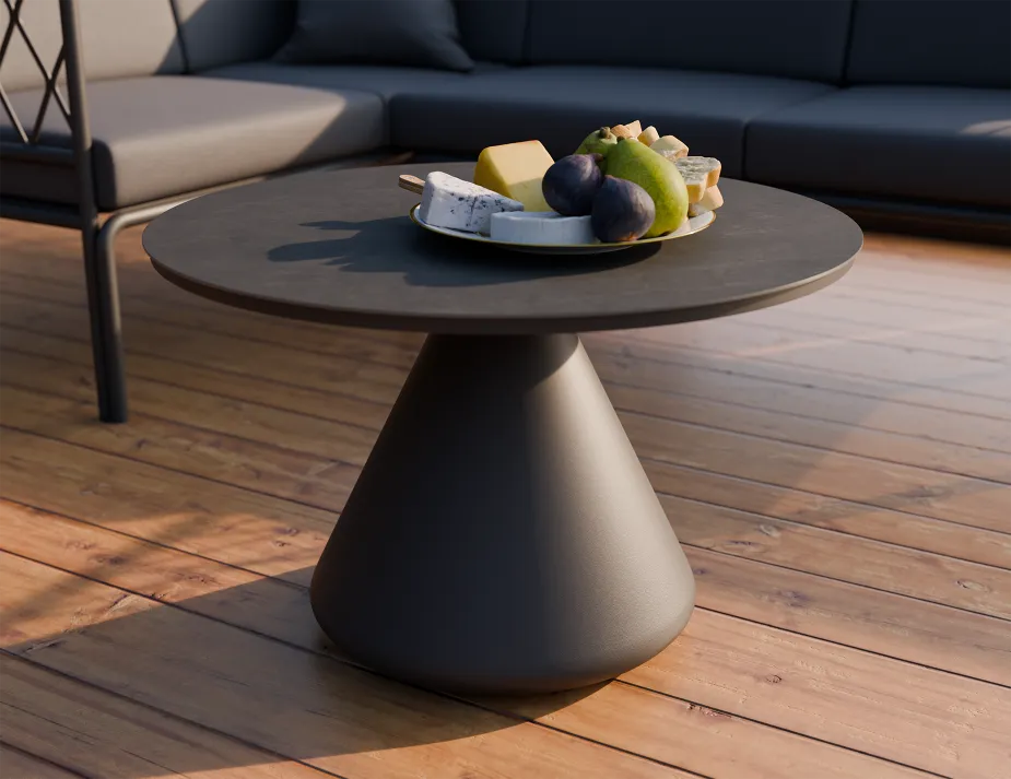 Kora Coffeetable Charcoal Basalt