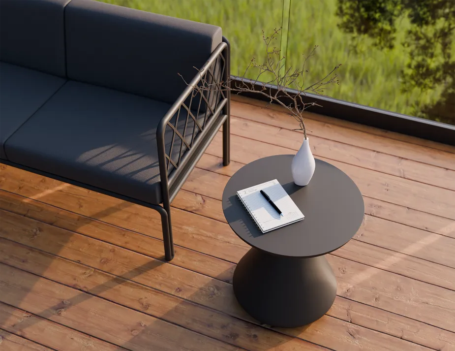 Kora Sidetable Charcoal