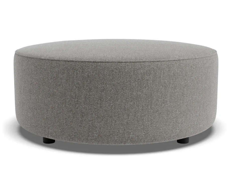 Lune Round High Ottoman 90cm Fossil Product