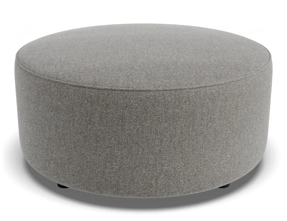 Lune Round High Ottoman 80cm Fossil Product