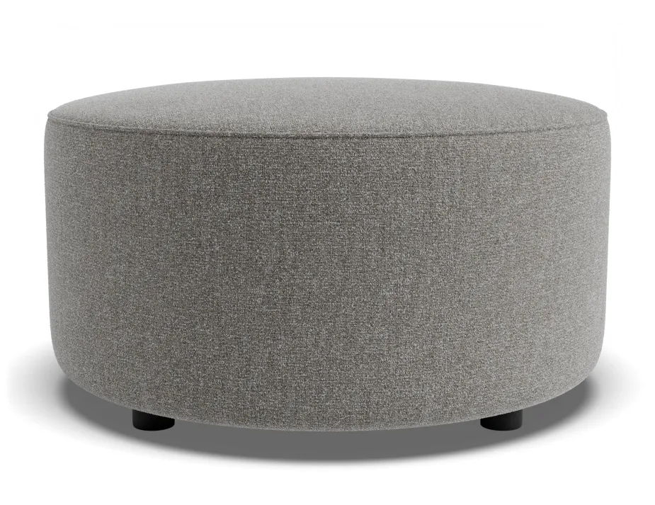 Lune Round High Ottoman 70cm Fossil Product