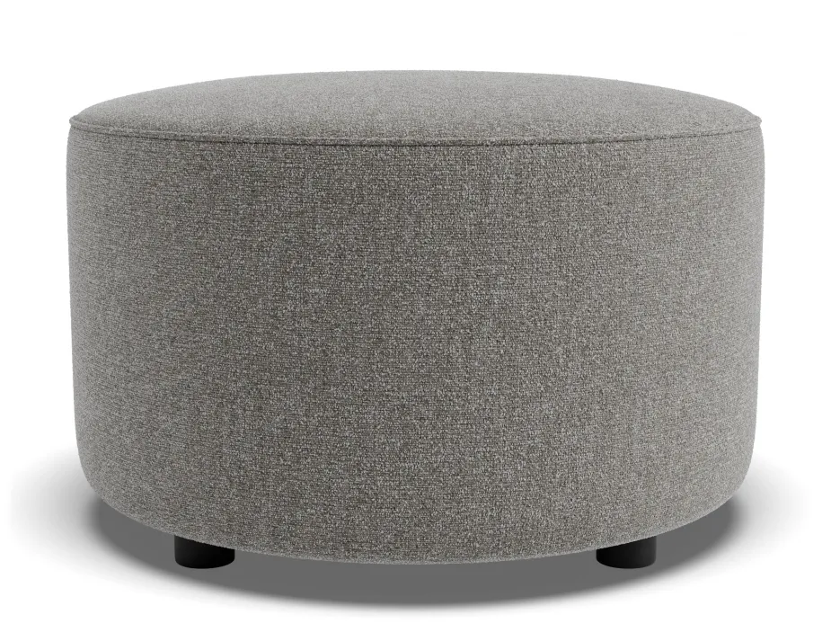 Lune Round High Ottoman 60cm Fossil Product