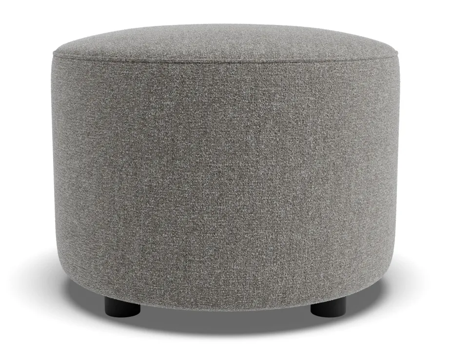 Lune Round High Ottoman 50cm Fossil Product
