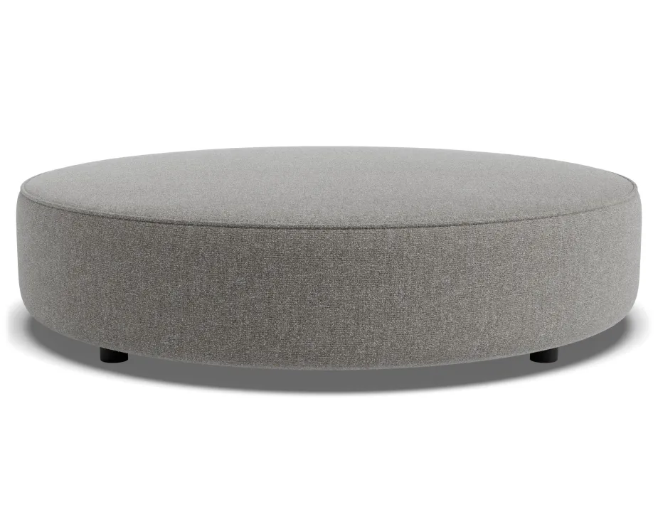 Lune Round Low Ottoman 120cm Fossil Product