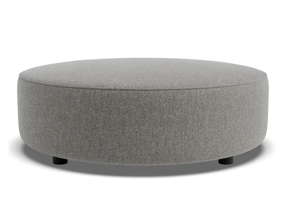 Lune Round Low Ottoman 90cm Fossil Product