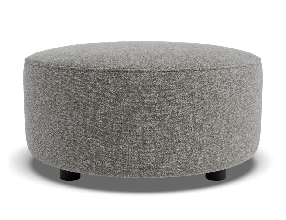 Lune Round Low Ottoman 60cm Product Fossil