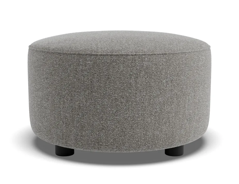 Lune Round Low Ottoman 50cm Fossil Product