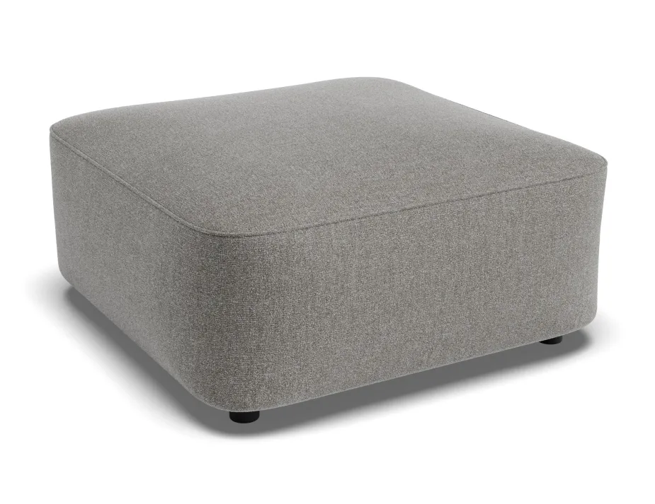 Lune Square High Ottoman 80cm Fossil Product