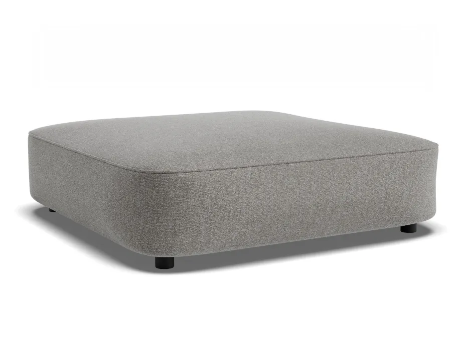 Lune Square Low Ottoman 100cm Fossil Product