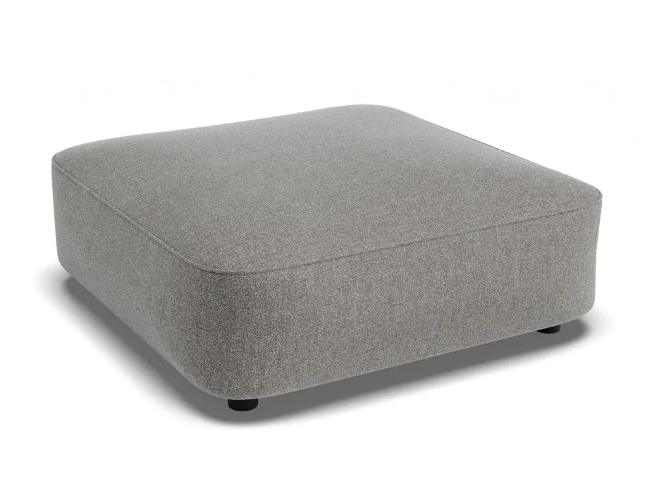 Lune Square Low Ottoman 80cm Fossil Product