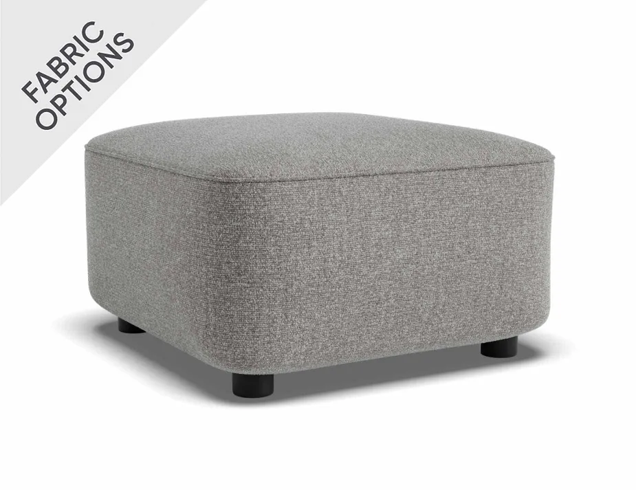 Lune Square Low Ottoman 50cm Fossil Product