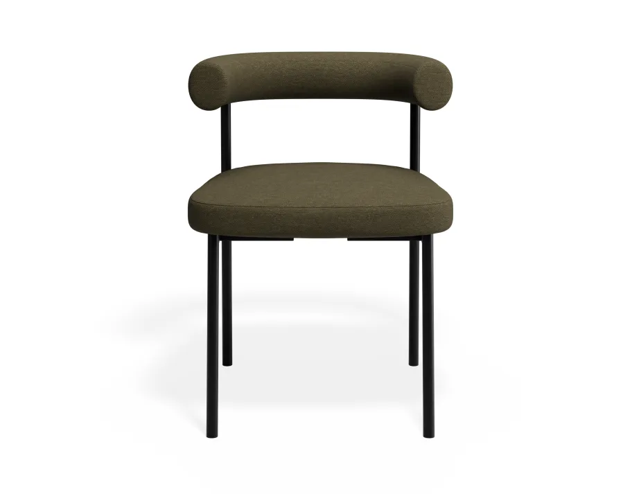 Marlowe Diningchair Black Forrestgreen