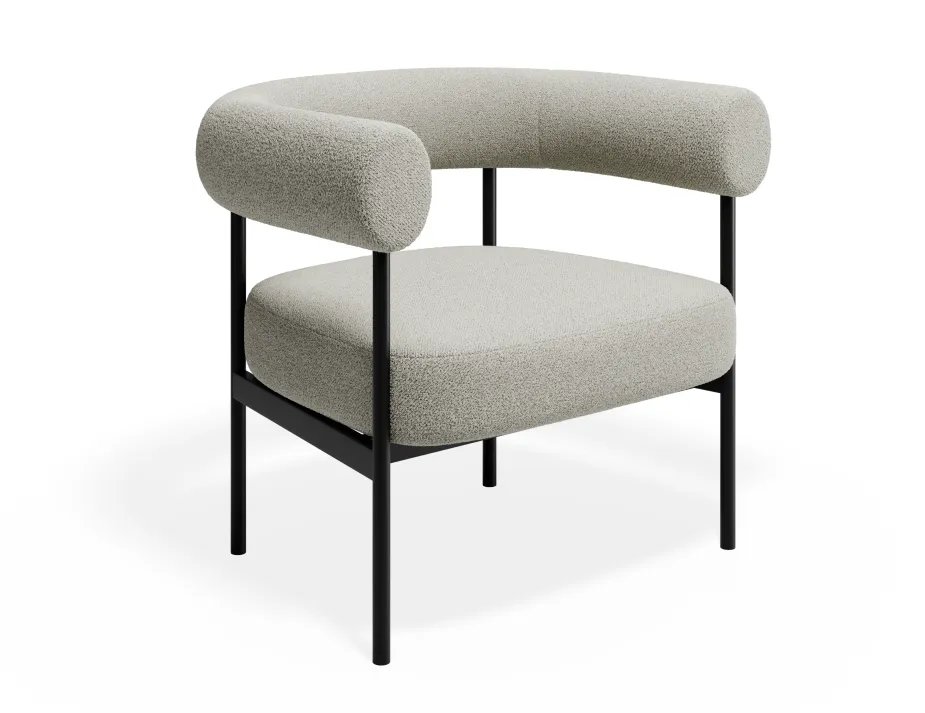 Marlowe Loungechair Black Ivory