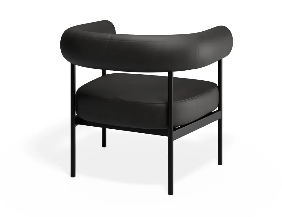Marlowe Loungechair Black Blackpu