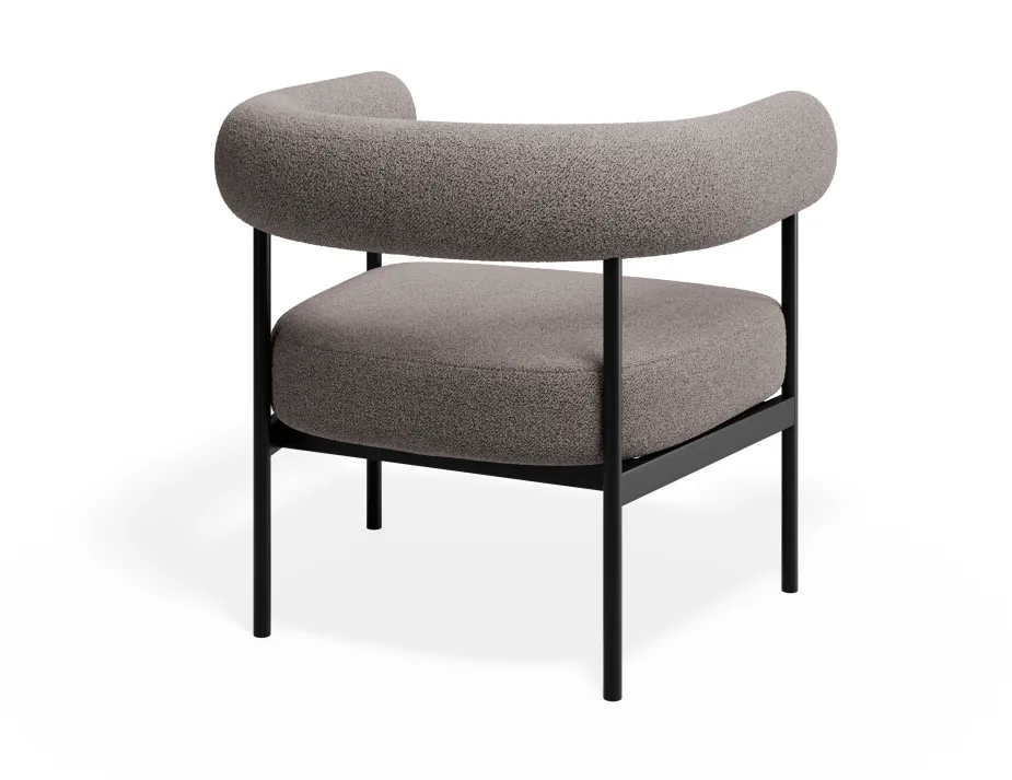 Marlowe Loungechair Black Oyster