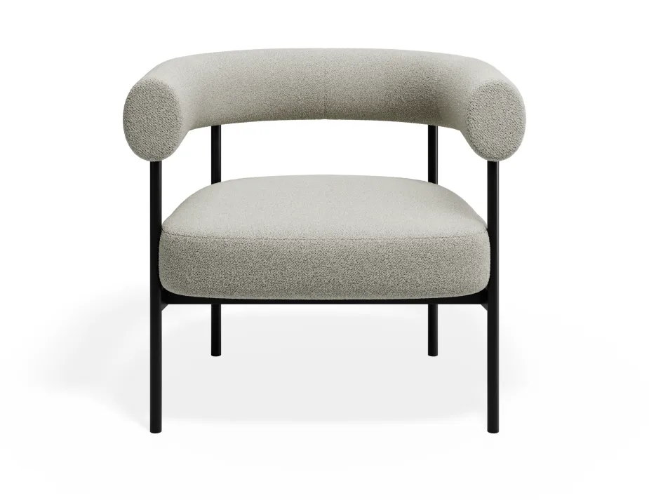 Marlowe Loungechair Black Ivory