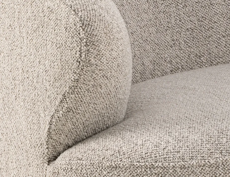 Oyster Fabric Arm