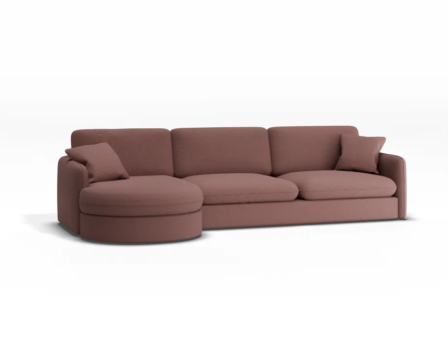 Monte 3seaterpillow Smallchaiseleft Desirecoral