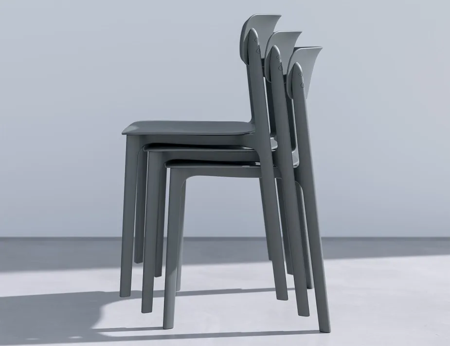 Notion Chair Stacking Grey Product