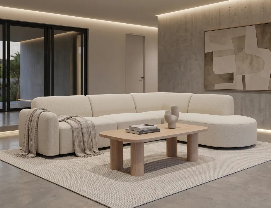 Upholstered Corner Sofa Atticus