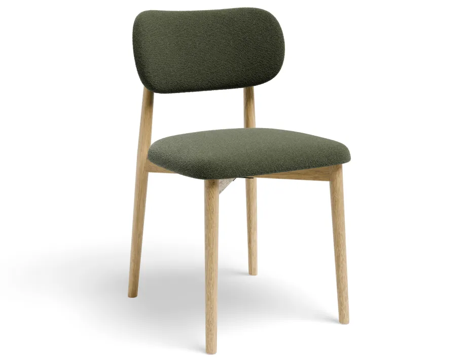 Oskar Chair Natural Huntergreen