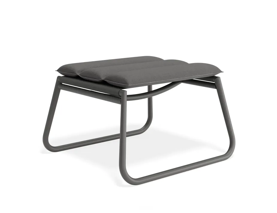 Paloma Footrest Charcoal Darkgrey