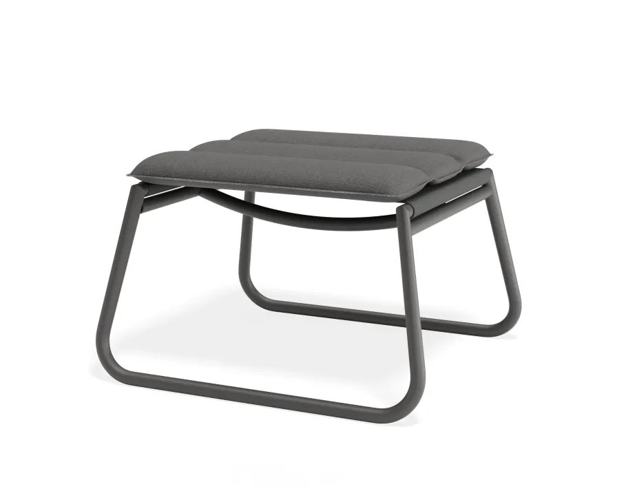 Paloma Footrest Charcoal Darkgrey