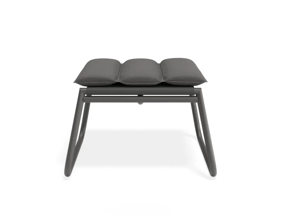 Paloma Footrest Charcoal Darkgrey