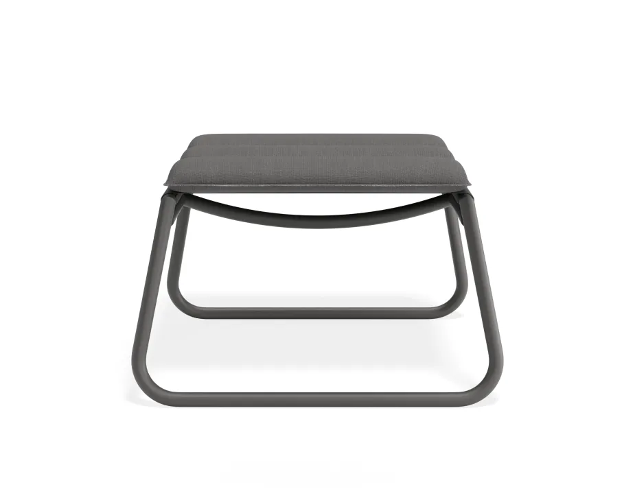 Paloma Footrest Charcoal Darkgrey
