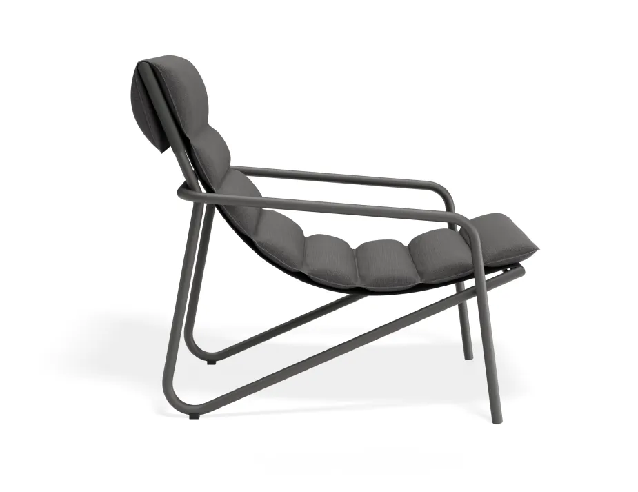 Paloma Occasionalchair Charcoal Darkgrey