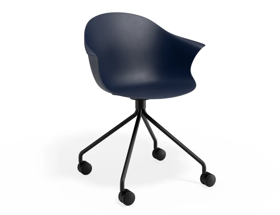 Pebble Armchair Navyseat Pyramidcastors