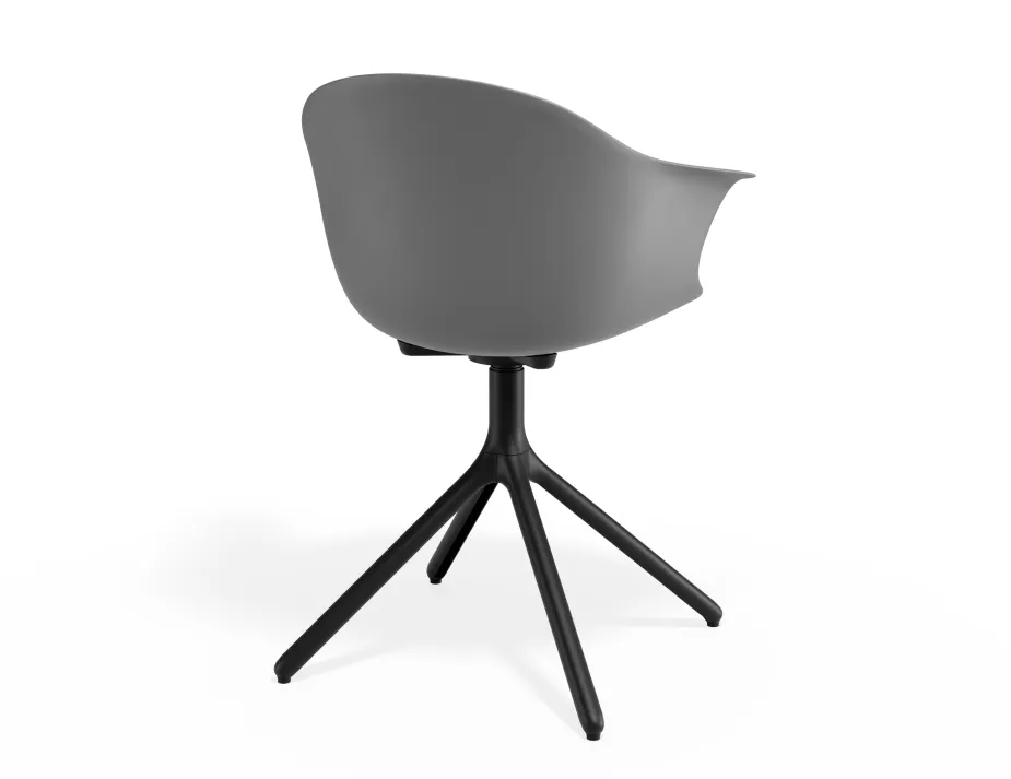 Pebble Armchair Greyseatv2 Swivelbase